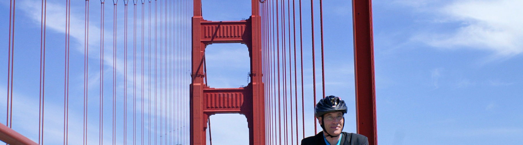 Biking on The Golden Gate Bridge - San Francisco - Bay CIty Bike