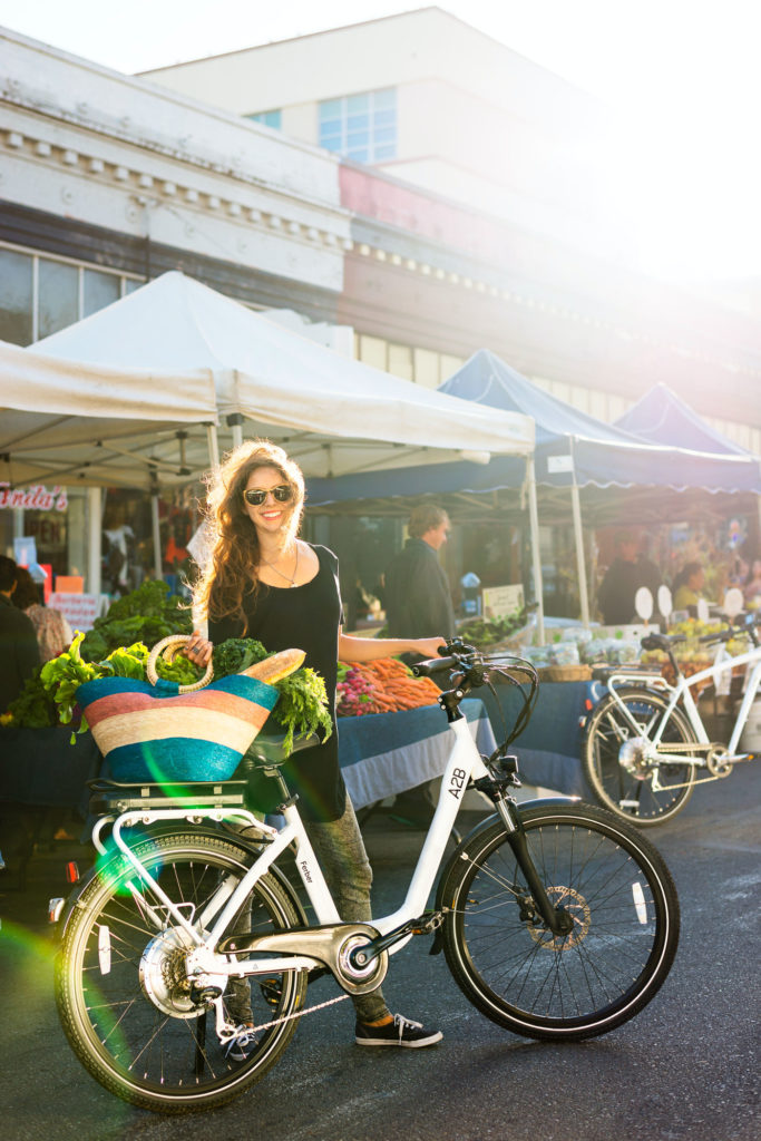 E-Bike through Market - San Francisco- Bay City Bike