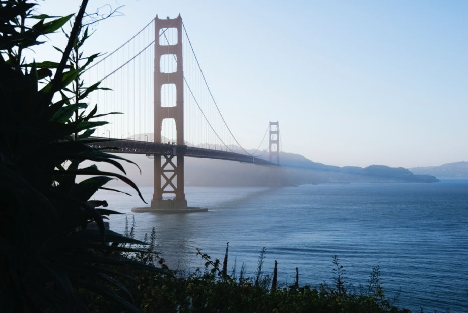 Fog Over the Golden Gate Bridge- San Francisco - Bay City Bike