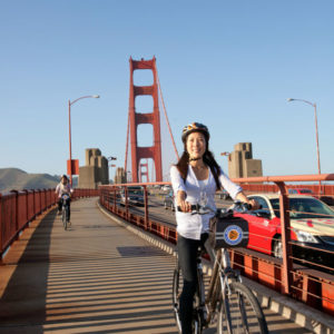 Golden Gate Bridge Riding - San Francisco - Bay City Bike