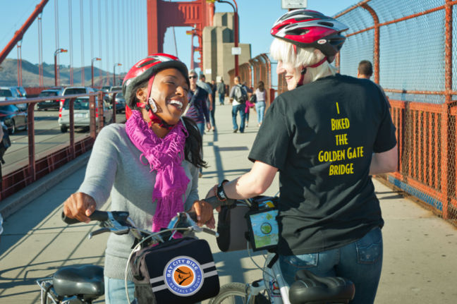 I Biked The Golden Gate Bridge - San Francisco - Bay City Biking