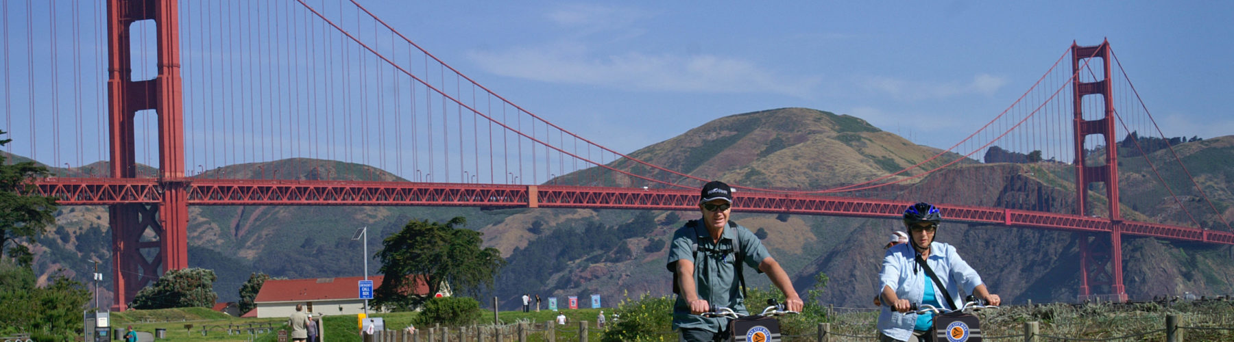 Passing the GG Bridge - San Francisco - Bay City Bike