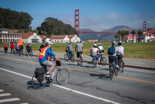 SF Teambuilding activity with bay city bike