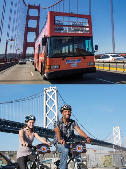 bay city bike and city combo tour in san francisco
