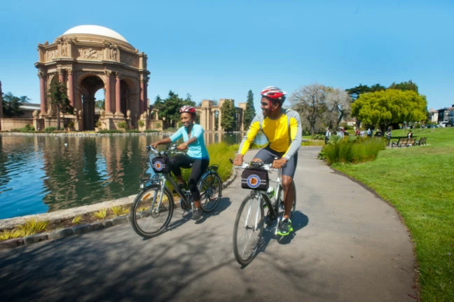 City Park Palace of Fine Arts - San Francisco - Bay City Bike City Park Palace of Fine Arts - San Francisco - Bay City Bike