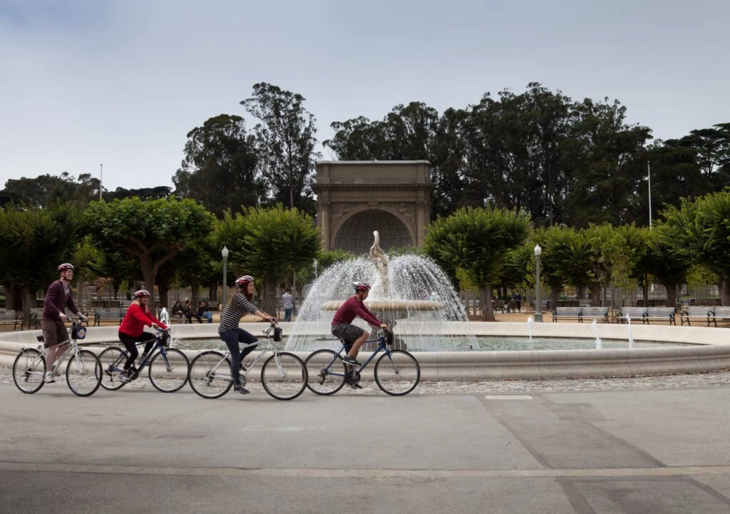 Fountain golden gate park fountain bike tours
